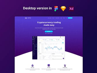 Cryptix - Crypto currency landing page